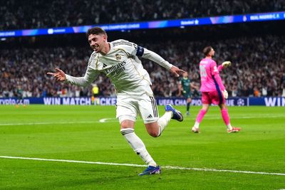 Federico Valverde first-half treble puts Real Madrid in commanding position over Man City