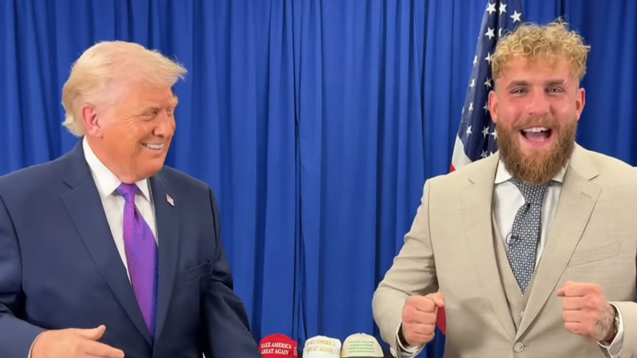 Jake Paul Stuns Rally Crowd After President Donald…
