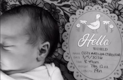 It's a girl! Jack Osbourne welcomes fifth child and pays tribute to late dad Ozzy with baby name