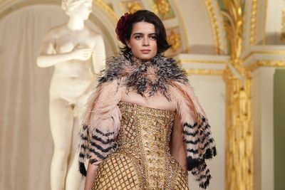 Feathers have replaced fur – how to wear the trending trim of the season