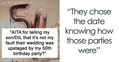 Man Doesn’t Care If Mom’s Birthday Upstages His Wedding, Regrets It When Guests Start Comparing: “Huge Jerk”