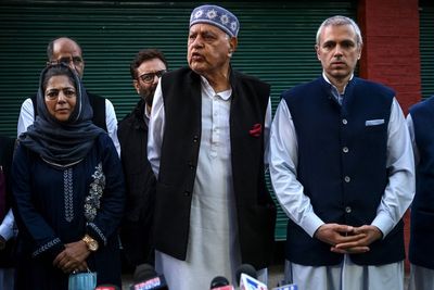 Indian political leader Farooq Abdullah narrowly escapes gun attack during wedding party