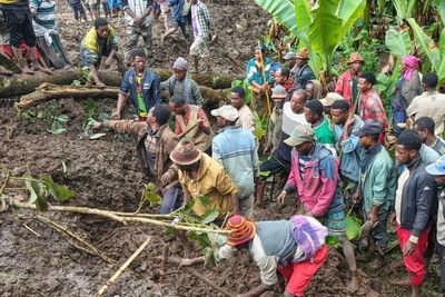 At least 50 people killed and 125 others reported missing after landslides sweep Ethiopia