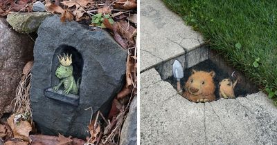 35 New Sidewalk Creatures By This Artist That Might Make You Look Down More Often
