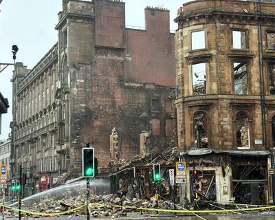 Glasgow’s only high-ladder fire engine unavailable during office block inferno