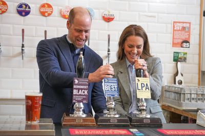 Kate tells brewery founder it has been best to avoid alcohol since her diagnosis