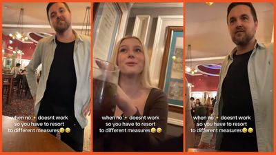 ‘Someone come collect your father’: Woman approached by creep asking for a kiss has to resort to different measures to get him to leave