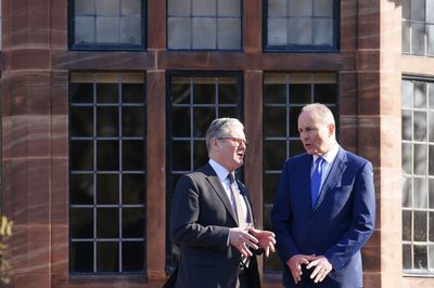 Keir Starmer says he is ‘pleased’ at improved Anglo-Irish relations