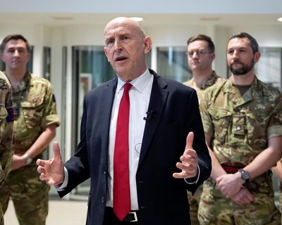 Putin’s ‘hidden hand’ lies behind Iran’s drone tactics, UK defence secretary says