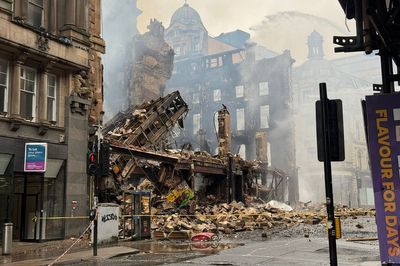 Fire-ravaged remains of historic Glasgow building will be demolished