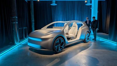 Lucid Is Working On A Tesla Cybercab Competitor. See The Futuristic Two-Seat Taxi Here