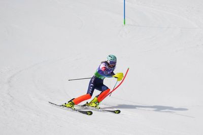 Visually impaired skier racer Meg Gustafson chases Paralympic medals with her brother as guide