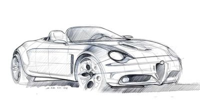 Sketches Show Alfa Romeo Models That Never Made It, Including A Miata Clone