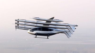 Giant 10-person 'flying taxi' passes first flight test in China