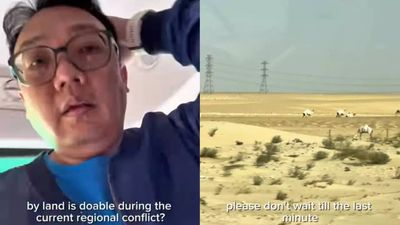 Qatar news: Travel influencer drives across Doha desert to Riyadh, viral video shows escape route amid Iran vs US-Israel war