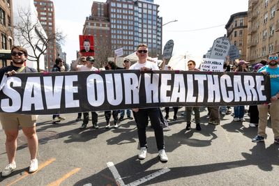 Americans are turning to rationing medicine and delaying retirement to cover healthcare costs, poll finds