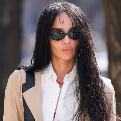 I Want to Splurge on a Designer Laptop Bag—Zoë Kravitz's Saint Laurent Tote Is the Most Versatile I've Seen