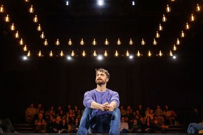 I was reviewing Daniel Radcliffe’s new Broadway play — then he brought me on stage