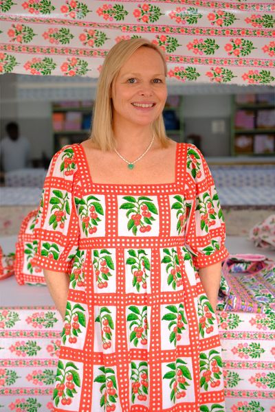 Pink City Prints: Fashion designer Molly Russell's Hackney home is a riot of colour and pattern