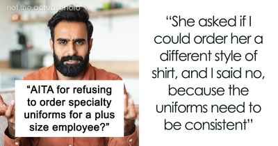 Plus-Size Employee Threatens To Quit If Boss Doesn’t Change Her Uniform, The Internet Takes Boss’ Side