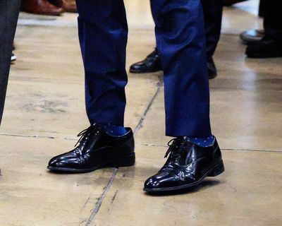 How does Trump keep henchmen like Rubio in check? He literally makes them wear shoes that are far too big