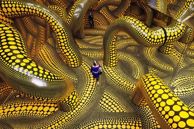 German museum celebrates famed Japanese artist Kusama in vast new exhibit