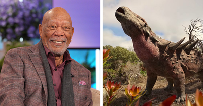 Morgan Freeman Fans Cracking Up After Watching His Swear-Filled Blooper Reel For Dinosaur Show