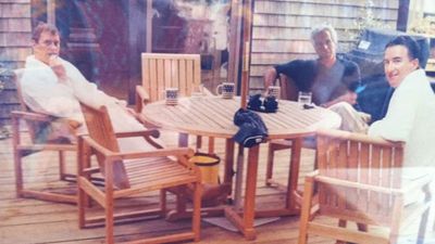 Andrew and Mandelson pictured in bathrobes with Epstein in first known photo of trio together