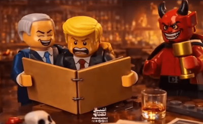 Iran Mocks Trump in AI Lego Video, Showing He Bombed a Girls Classroom to Cover His Ties to Epstein