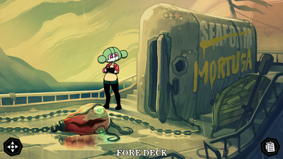 How The Mermaid Mask introduces 3D objects to its detective work without compromising its 2D vision