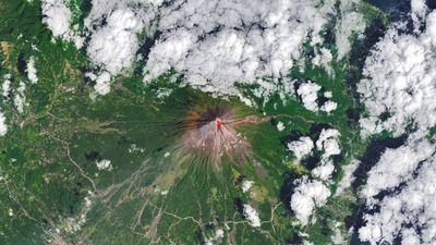 Satellite spies an erupting volcano | Space photo of the day for March 13, 2026