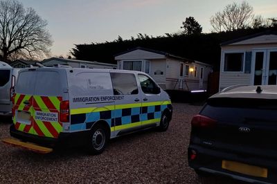 Migrants suspected of working illegally as delivery riders arrested in raid