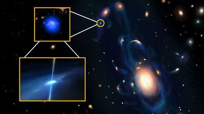 'A collision within a collision': Neutron star merger hiding in mini-galaxy could answer 2 big astrophysics questions