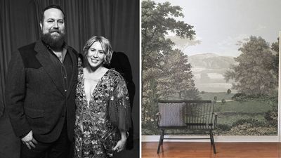 I Thought I Was Stuck With Boring White Walls, but Ben and Erin Napier Created My Dream Wallpaper Mural – It's Stunning, Renter-Friendly, and Affordable