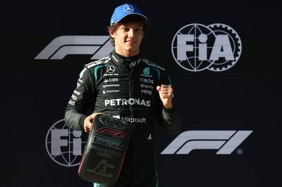 F1 Chinese GP: Antonelli takes first pole as Russell fights Q3 issue