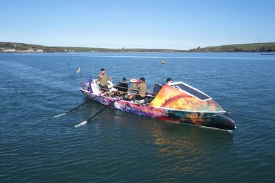 Rowers circumnavigating Britain in ‘brutal’ charity challenge arrive in Scotland