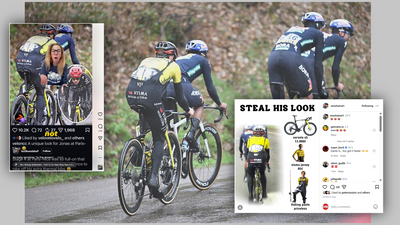 Potholes, Pogačar and Vingegaard's bib tights – this week in cycling's social media