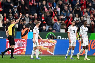 Chelsea loanee shown red card after shocking tackle during Bayern Munich game