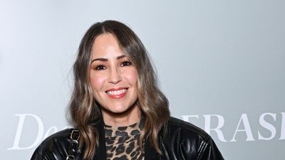 Rachel Stevens’ preppy outfit may look designer, but you can buy her petite-friendly ensemble on the high street