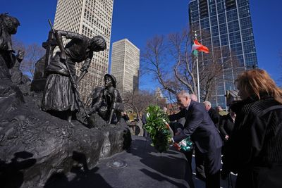 Taoiseach pauses to remember the millions who died or emigrated during famine