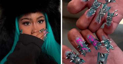 “How Does She Wipe?”: North West, 12, Sends Internet Into Frenzy With Spiked, Pierced Manicure