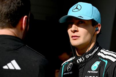 George Russell reveals bizarre reason for black eye ahead of Chinese Grand Prix