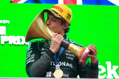 Kimi Antonelli claims emotional first F1 victory in China with Lewis Hamilton on podium