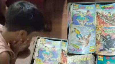 Child Finds Father’s Childhood Comics in Old Trunk, Heartwarming Video Wins Internet