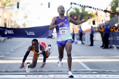 Nathan Martin wins closest-ever Los Angeles marathon in its 40-year history