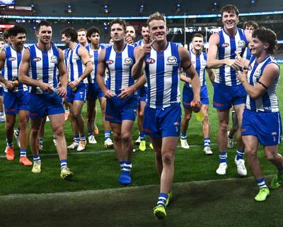 Grounds for optimism at North Melbourne as emerging talents give glimpse of rosy future