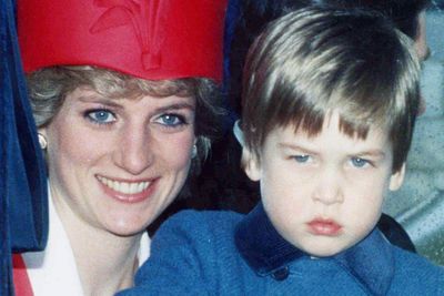 Prince William shares a post remembering his late mother Princess Diana on UK Mother's Day
