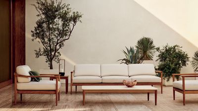 CB2 Taps 2026’s Most Controversial Color for Its New Outdoor Collection – and It’s Surprisingly Serene
