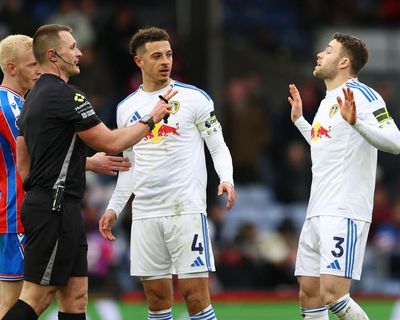 Leeds keep on track for survival despite Gudmundsson red card against Palace