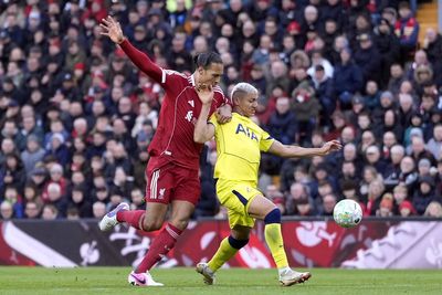 Richarlison’s late equaliser for Tottenham dents Liverpool’s Champions League hopes